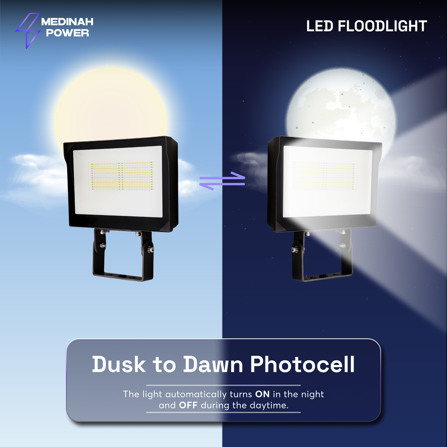 FLLS-60W-40K-DV2-PC-CL-BZFM: 60W | 4000K | 120-277V | Bronze | U-Bracket